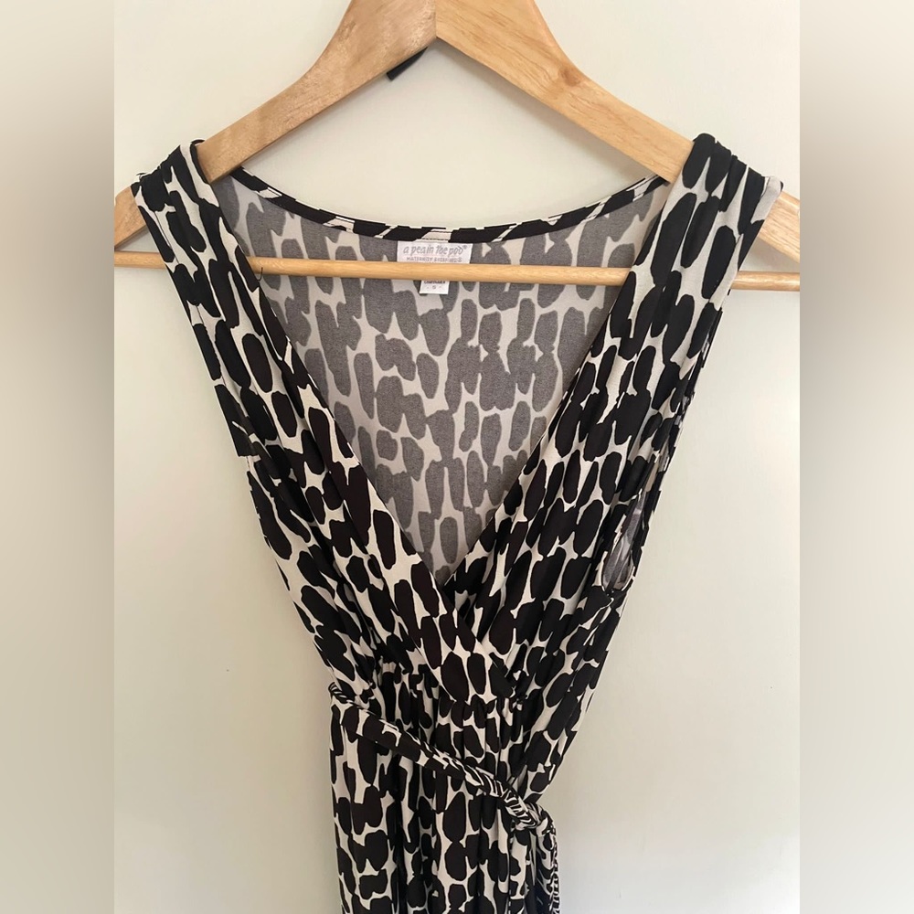 A Pea in the Pod Dress Size S. Brown and white - Picture 3 of 8